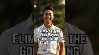 Eliminate the Golf Swing Casting with the Towel Drill  #golfdrills #golfingtips #golftips #golfer