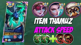 Broken Thamuz Build! Max Attack Speed, No Mercy 😳 | MLBB