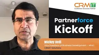 Partnerforce Kickoff | Mickey Bedi | CRMIT Solutions