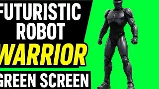 Futuristic Robot Warrior GreenScreen |Powerful Cyborg AnimationVFX |Free Download |Jadui Parda