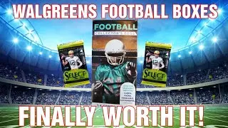 Finding 2020 Select Football Packs In Walgreens Football Mystery Boxes! I Pulled Top Rookie QB's!!