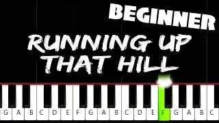 Kate Bush - Running Up That Hill - BEGINNER Piano Tutorial