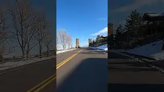 Lookout Mountain Road | Colorado, USA | Sunny Blue Sky Winter Day Drive