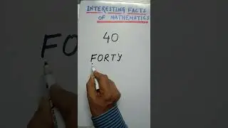 Interesting Numbers ll Facts ll Maths ll Fun Facts