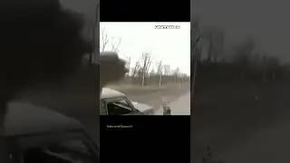 Ukrainian Soldier Shot Down Russian FPV Drone That Was Flying At Him #warinukraine