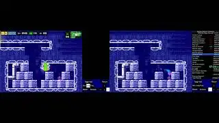 AM2R 100% - Current A5 gammas to maze missile route vs OoB clip route