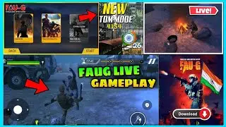 FAUG MOBILE LIVE 5 Vs 5 Mode🔥FAUG GAMEPLAY LIVE | PUBG MOBILE INDIA SOON ? FAU G GAMEPLAY