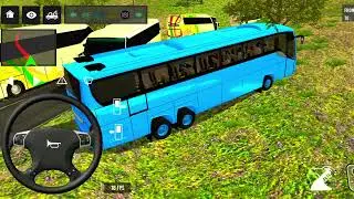 New bus driving 3d game 👍 New euro coach bus simulator || indian bus driving game #games #gameplay 