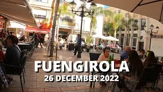 Fuengirola  fish alley December  2022  Spain #costadelsol #malaga  (4K)