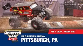 Monster Jam: Pittsburgh, PA - 3 (Full Event) | Feb 7, 2026 | Arena East
