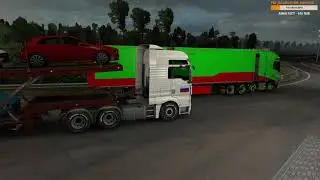 Стрим #221 ч.2  Euro Truck Simulator 2 Multiplayer MAN #blackwhitegrey