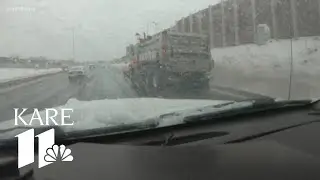 Road safety around snow plows