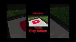 1000 Subscribers YouTube Play Button make your own