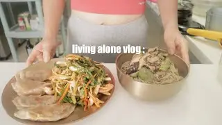 living alone vlog | INTJ-T, RAW VEGAN, KOREAN RECIPES, yoga, vlog