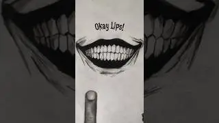 Okay Lips! Hips! Neck! Finger!🗿👀! #shorts #art #lyricsart #anime #drawing #song #lips