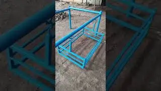 iron bed with baby swing | lohe ki charpai with bachon ka jhula