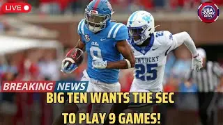 Should the SEC Add a 9th Conference Game? Big Ten Pushes for Change 🔥 । USA TODAY NEWS