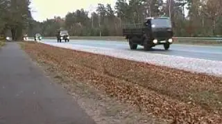 German Army Truck Convoy!