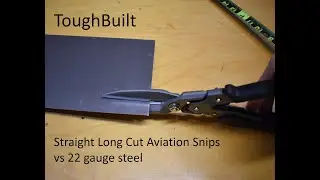 ToughBuilt Straight Long Cut Aviation Snips