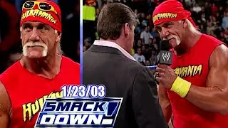 WWE SmackDown — 23 января 2003 г., полный обзор — Хоган возвращается, чтобы начать подготовку к W...
