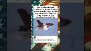 Once considered tactical precision this German Tornado drop shows why cluster bombs were outlawed