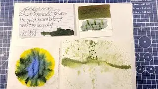 #30inks30days April 25 2023 Akkerman Dous Emerald Green