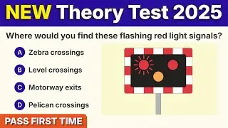 Theory Test 2025 UK Revision | All NEW Hardest Theory Questions | Pass First Time