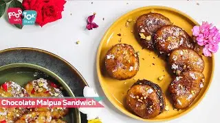 Chocolate Malpua Recipe | Chocolate Malpua Sandwich | Malpua with Chocolate Rabri | Diwali Sweets