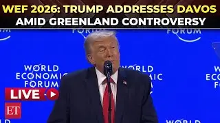 Trump LIVE at Davos | Greenland threats trigger diplomatic firestorm at 2026 World Economic Forum