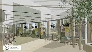 Interieurontwerp voor de kerk 'De Open Poort' in Hattem