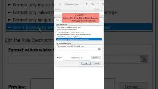 Dynamic Conditional Formatting in Google Sheets #excelwithavi