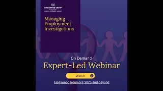 Managing Employment Investigations  Best Practice for Compliance and Fairness