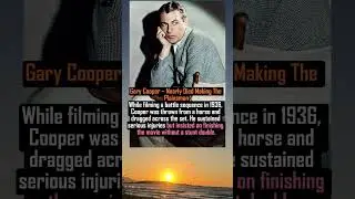 Gary Cooper &ndash; Nearly Died Making The Plainsman #facts #new #movie #hollywood  #history