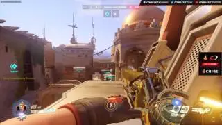 [Rank: 4500 SR] CompLexity Harbleu | Roadhog, Zarya | Temple of Anubis Pro Gameplay
