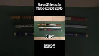 Zoro All Swords Three Sword Style #anime #roronoazoro #onepiece