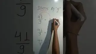 Divide by 9 in any 2 digits number | Division Shortcut Trick | Solution4u |