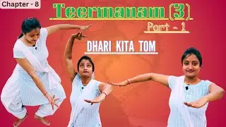 Teermanam (3) part- 1|| Dhari kita tom || [  IN ENGLISH ] || Bharatnatyam Tutorial || adavu