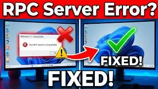 Fix Windows 11/10 The RPC Server Is Unavailable Error