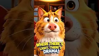 Drama Cat Fights for the Window Sunlight ☀️🐱 | Funny 3D Cat Animation (Twist Ending #cat #catshorts