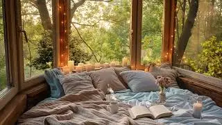 Cozy Cabin Jazz ❄️ Smooth Spring Jazz Music for Relaxation, Focus & Warm Mountain Vibes