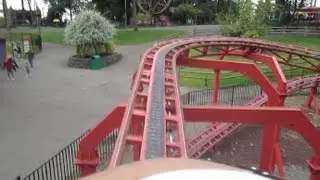 Kiddie Coaster front seat on-ride HD POV Wild Waves Enchanted Village