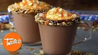 How To Make Snickers Hot Chocolate | Twisted