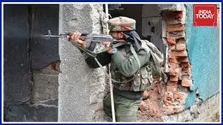 Pulwama Encounter: Army, Police And CRPF Hunt For Trapped Terrorists