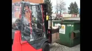 Atrium Full Forklift Enclosure