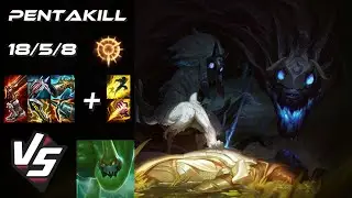 JUNGLE Kindred vs Zac [PENTAKILL] - NA Challenger Patch 14.12