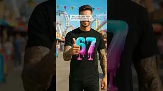 Funny 67 Meme T-Shirt 😂 | Six Seven Meme Viral Tee | Casual & Holiday Shirt
