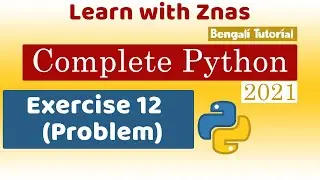 Python Exercise 12 (Problem)