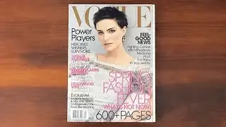 2006 March ASMR Magazine Flip Through: Vogue Nathalie Portman, Marilyn Manson, Dita von Teese