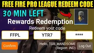 FREE FIRE PRO LEAGUE REDEEM CODE IN TAMIL | FREE FIRE NEW REDEEM CODE | VOK Gaming