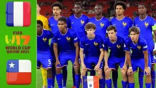 France vs Chile 2-0 Resumen y Goles | Mundial SUB17 | Katar 2025
